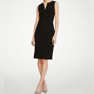 Ann Taylor Black Suiting Dress